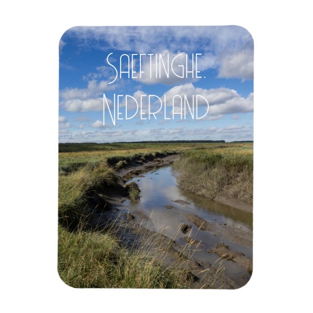 Verdronken Land van Saeftinghe, Niederlande Magnet (Vertikal)