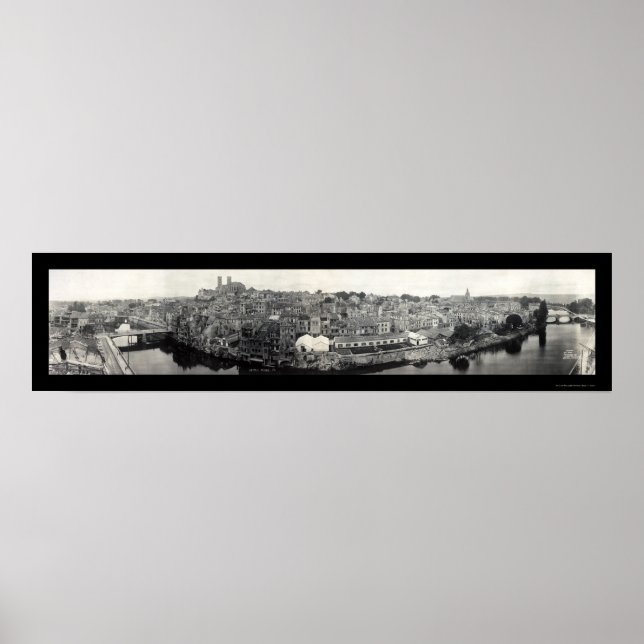 Verdun France WWI Damage Foto 1919 Poster (Vorne)