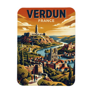 Verdun, Frankreich Frankreich Magnet