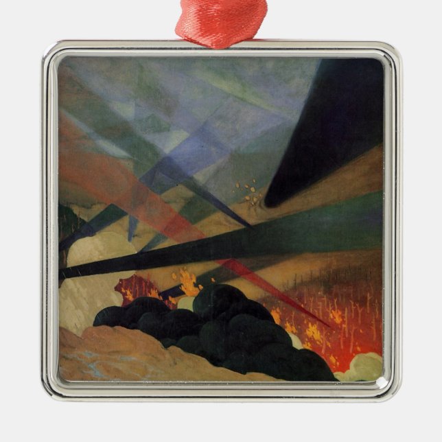 Verdun (Schlacht im Ersten Weltkrieg) (von Vallott Ornament Aus Metall (Vorne)