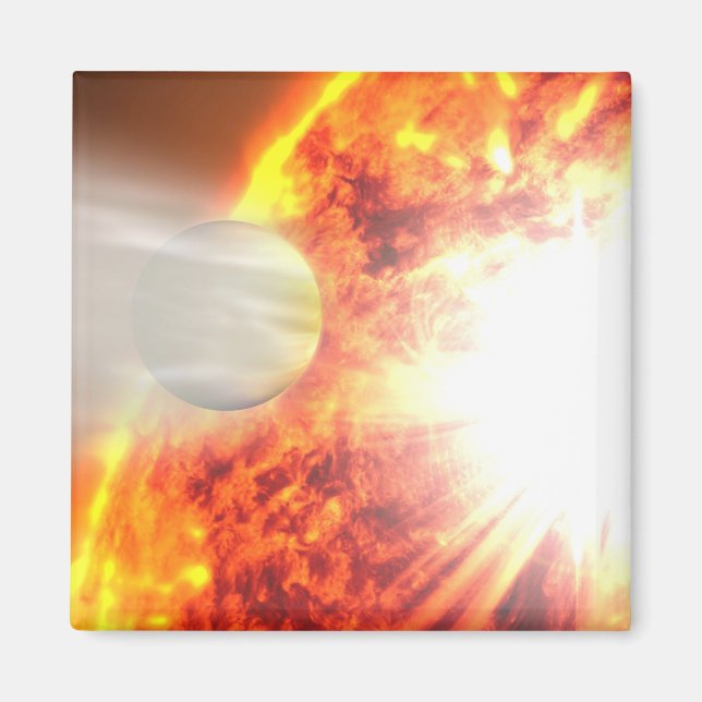 Verdunstung der Atmosphäre von Hd 189733b Magnet (Vorne)