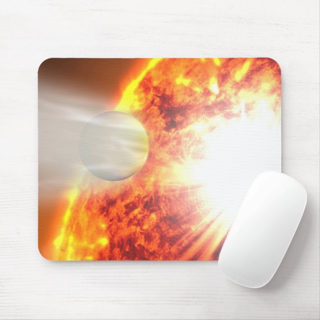 Verdunstung der Atmosphäre von Hd 189733b Mousepad (Mit Mouse)