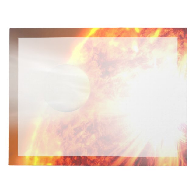 Verdunstung der Atmosphäre von Hd 189733b Notizblock (Vorderseite)