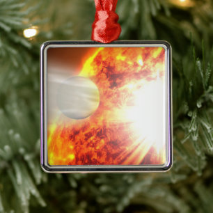 Verdunstung der Atmosphäre von Hd 189733b Ornament Aus Metall