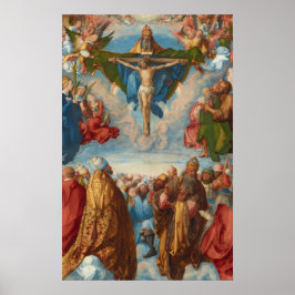 Verehrung der Dreifaltigkeit, Detail von Albrecht Poster