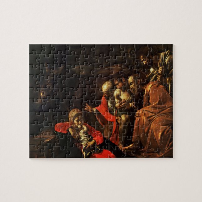 Verehrung der Hirten (Caravaggio) Puzzle (Horizontal)