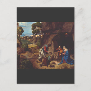 Verehrung der Hirten durch Giorgione Postkarte