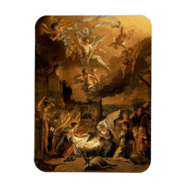 Verehrung der Hirten Feine Kunst Weihnachten Magnet