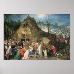 Verehrung der Magi, 1598 Poster