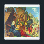 Verehrung der Magi - Albrecht Durer - c1504 Magnet<br><div class="desc">Malerei mit dem Titel "Verehrung der Magie" von Albrecht Durer. Gemalt um 1504.</div>
