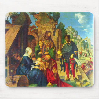 Verehrung der Magi - Albrecht Durer - c1504 Mousepad