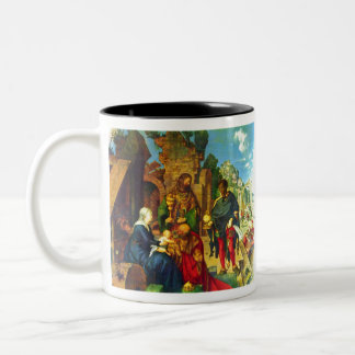 Verehrung der Magi - Albrecht Durer - c1504 Zweifarbige Tasse