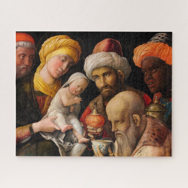 Verehrung der Magi durch Andrea Mantegna Puzzle (Horizontal)