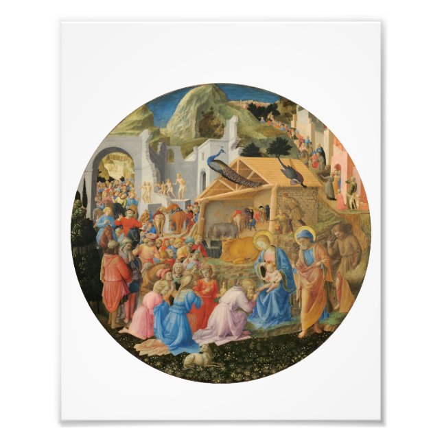 Verehrung der Magi durch Fra Angelico und Filippo Fotodruck (Vorne)