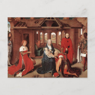Verehrung der Magi durch Hans Memling Postkarte