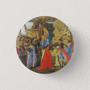 Verehrung der Magi durch Sandro Botticelli 1475 Button