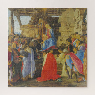 Verehrung der Magi durch Sandro Botticelli 1475 Puzzle