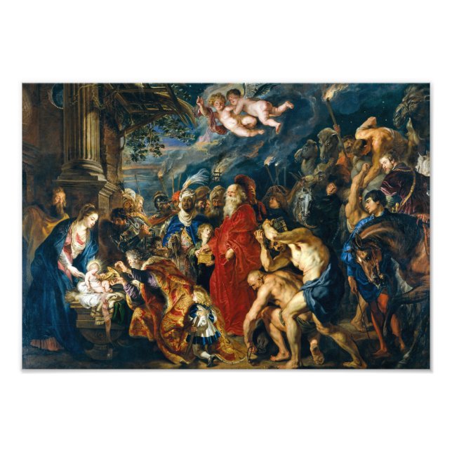 Verehrung der Magi | Peter Paul Rubens | Fotodruck (Vorne)