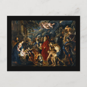 Verehrung der Magi Postkarte