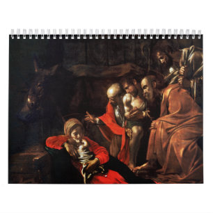 Verehrung der Schäfer durch Caravaggio (1609) Kalender