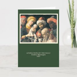 Verehrung der Weise-Weihnachtskarten Feiertagskarte