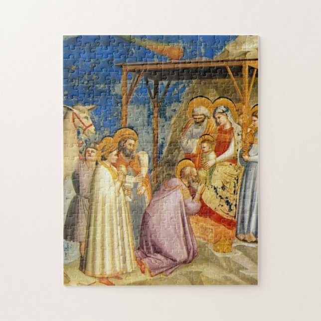Verehrung des Magi 1305 Giotto Puzzle (Vertikal)