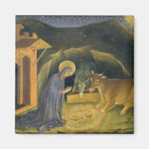 Verehrung des Magi Altarpiece; links Handpredel Magnet