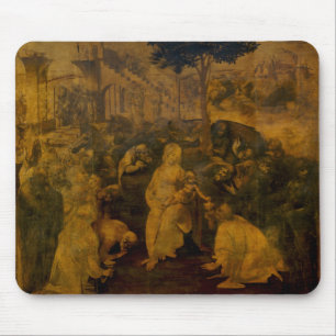 Verehrung des Magi Leonardo da Vinci Mousepad