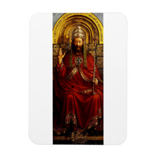 Verehrung des Mystischen Lamms durch Jan van Eyck Magnet