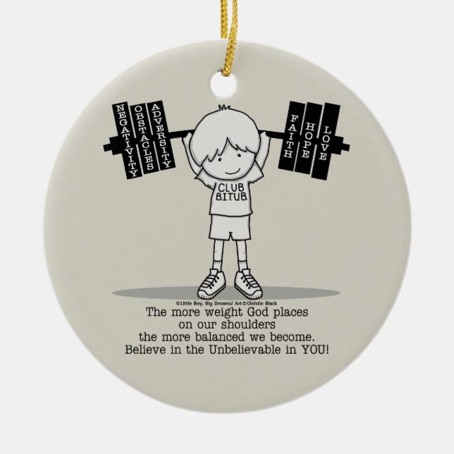 Verein BITUB- balanciert Keramikornament (Vorne)