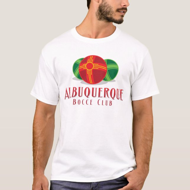 Verein der FarbeABQ Bocce T-Shirt (Vorderseite)