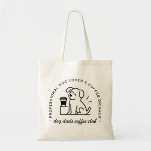 Verein der Hundebesitzer und Kaffee liebenden Väte Tragetasche