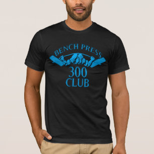 Verein des Bankdrücken-300 hellblau T-Shirt