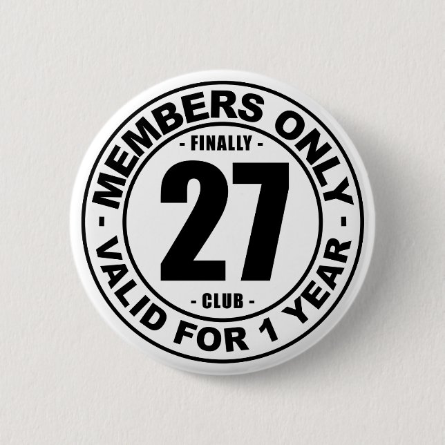 Verein schließlich 27 button (Vorderseite)