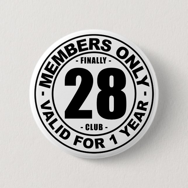 Verein schließlich 28 button (Vorderseite)