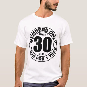 Verein schließlich 30 T-Shirt