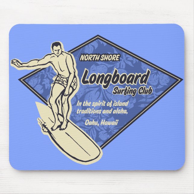 Verein-surfendes Logo Mousepad (Vorne)