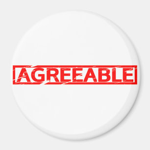 Vereinbarte Briefmarke Magnet