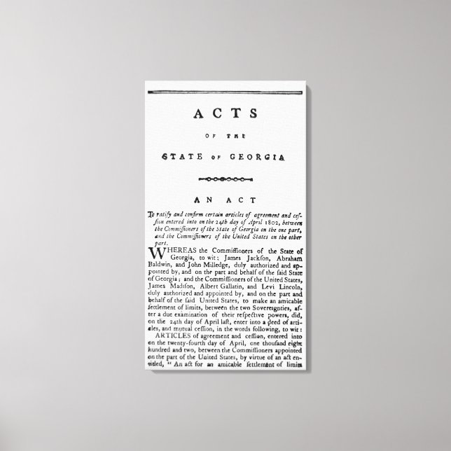 Vereinbarung über die Zwangsräumung des In Leinwanddruck (Vorderseite)