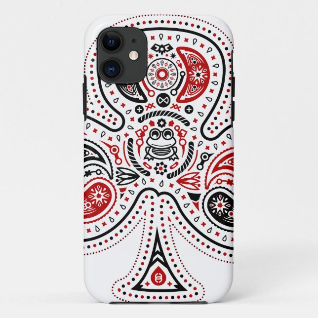 Vereine - iPhone 5/5S Fall (weiß/Rot/Schwarzes) Case-Mate iPhone Hülle (Rückseite)
