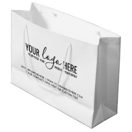 Vereinfachen Sie Ihr Logo Event Business Company B Große Geschenktüte