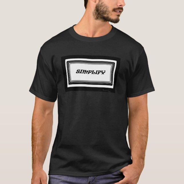 Vereinfachen Sie T-Shirt (Vorderseite)