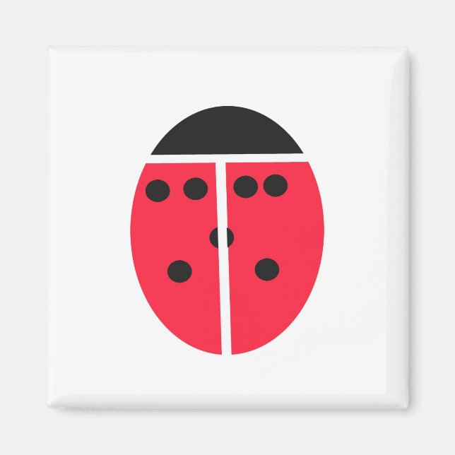 Vereinfachter Ladybug Magnet (Vorne)