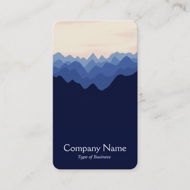 Vereinfachtes Landschaftsbild 03 Visitenkarte (Vorderseite)