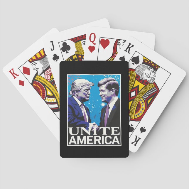 Vereinigen Amerika Iconic Trump Spielkarten (Rückseite)