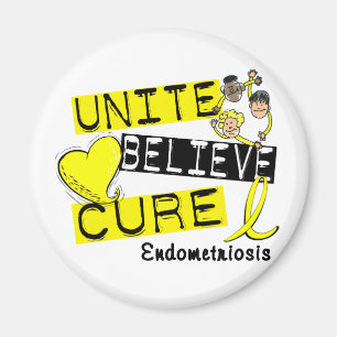 VEREINIGEN Sie GLAUBEN HEILUNG Endometriosis Magnet