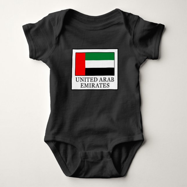 Vereinigte Arabische Emirate Baby Strampler (Vorderseite)