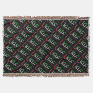 Vereinigte Arabische Emirate Flaggenfarben Typogra Decke