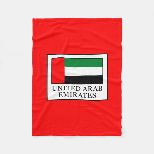 Vereinigte Arabische Emirate Fleecedecke (Vorderseite)