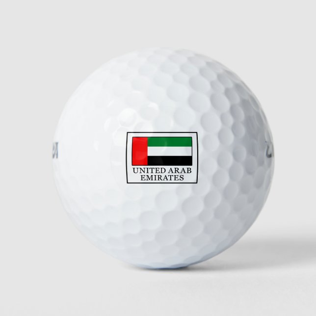 Vereinigte Arabische Emirate Golfball (Vorderseite)